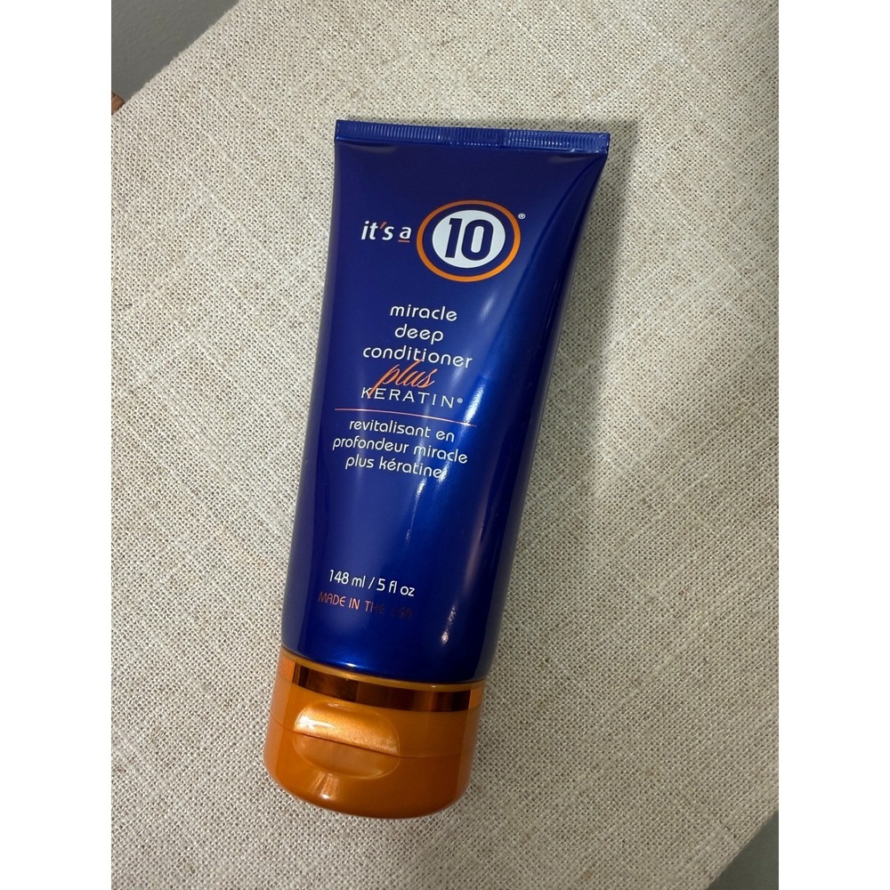 Its a 10 Miracle Deep Conditioner Plus Keratin 5 fl oz Hair Treatment Blue Tube